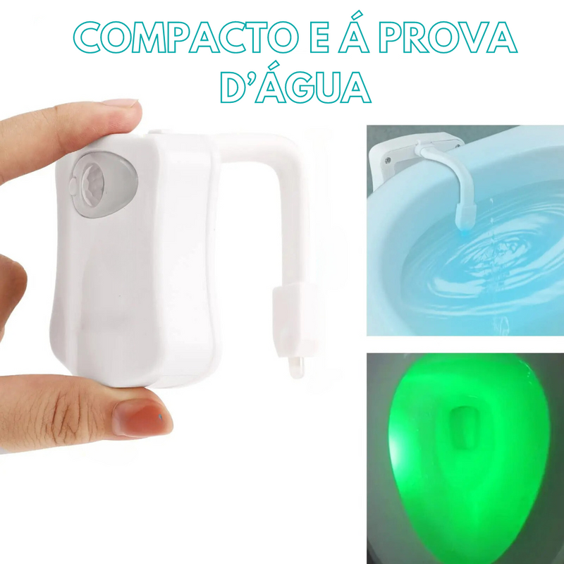 Lâmpada de Vaso Sanitário com Sensor de Movimento