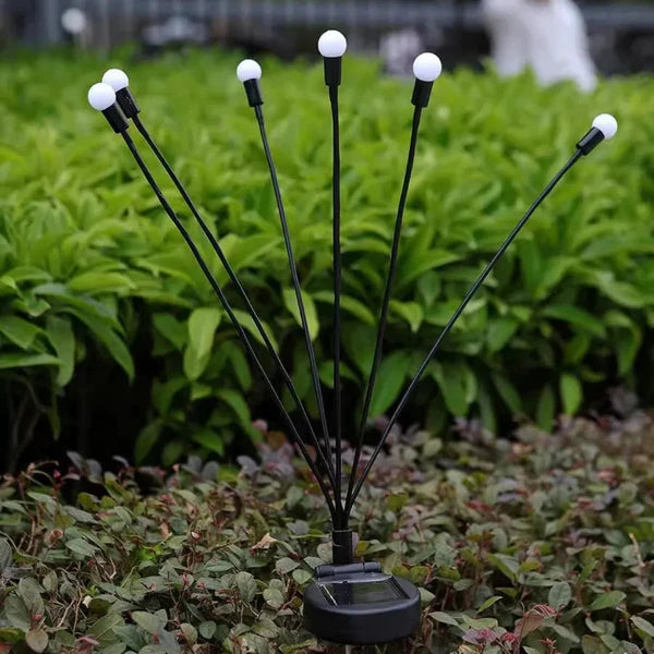 Luzes de LED para Jardim Com Placa Solar Vagalumes