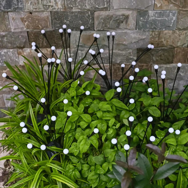 Luzes de LED para Jardim Com Placa Solar Vagalumes