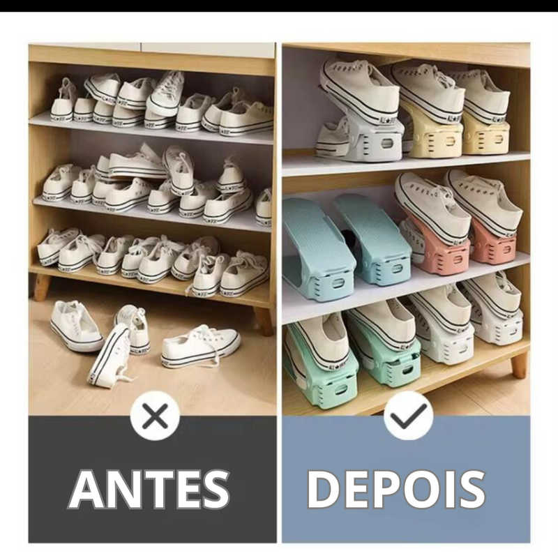 Organizador de Sapatos para Otimizador Espaço